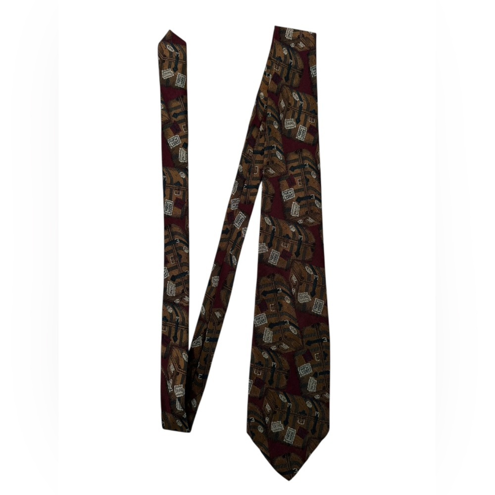 Polo by Ralph Lauren New York Cairo Print Silk Men's Neck Tie Size 4 x 59